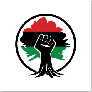 Black Fist, Flag, Rooted, Black Lives Matter, Civil Rights Posters and Art